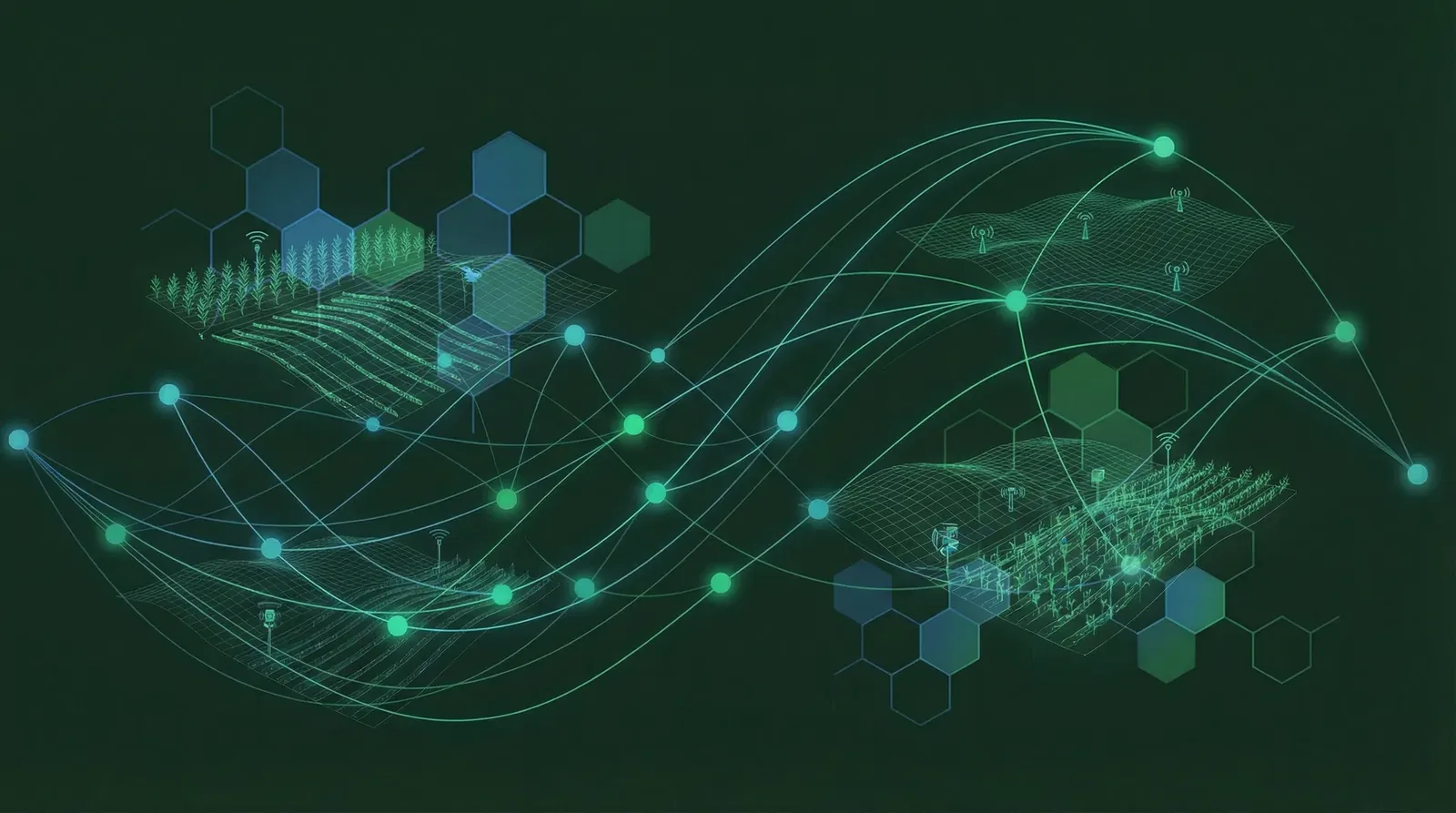 Abstract network of connected industrial assets